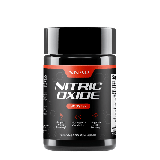 Snap Supplements Nitric Oxide Booster PreWorkout, Muscle Builder - LArginine, LCitrulline 1500mg Formula, Tribulus ExtractPanax Ginseng, Strength & Endurance (90Capsules)