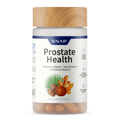 Snap Supplements Prostate HealthSupplement with Nettle Root & Saw Palmettofor Men, DHT Blocker - Helps Support MaleUrinary Tract and Prostate for Mens Health, 90Vegetarian Capsules (30-Day Supply)