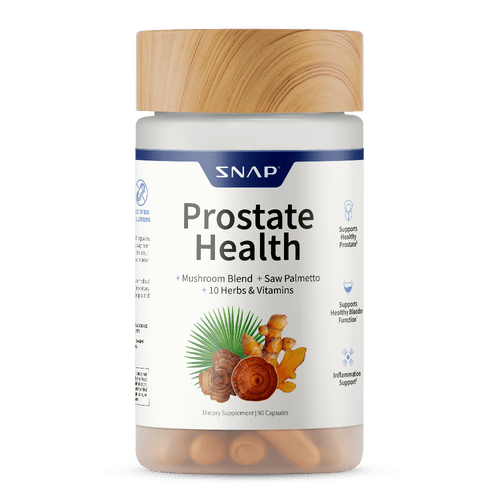 Snap Supplements Prostate HealthSupplement with Nettle Root & Saw Palmettofor Men, DHT Blocker - Helps Support MaleUrinary Tract and Prostate for Mens Health, 90Vegetarian Capsules (30-Day Supply)